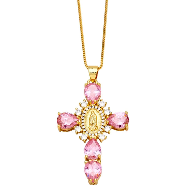 Eternity Cross - Pink