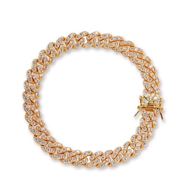 Glitz Cuban Bracelet | Gold