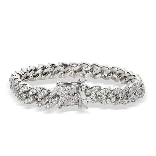 Glitz Cuban Bracelet | Silver