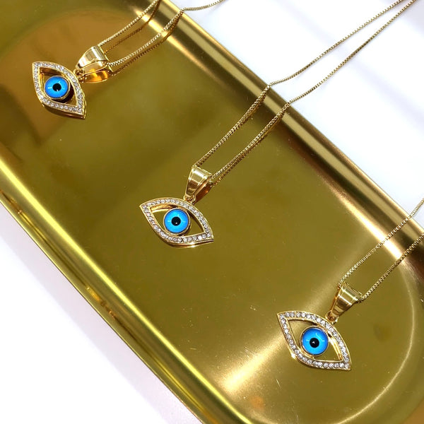 Blue Evil Eye Necklace