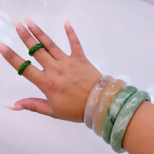 Jade Bangles (Sold Separately)