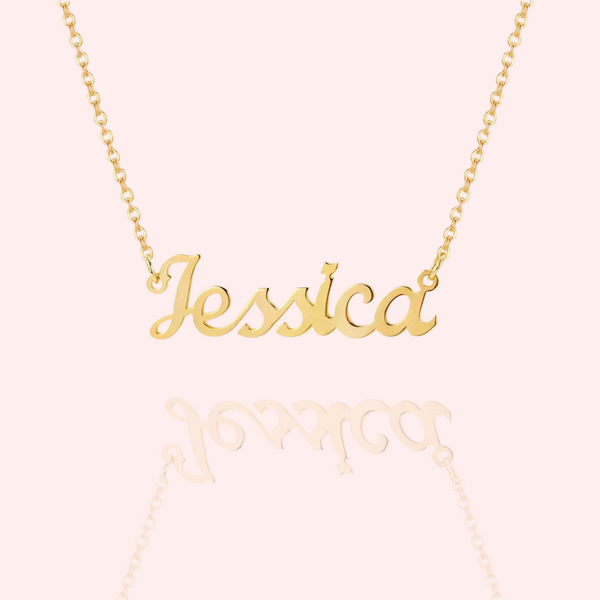 Classic Script Name Necklace