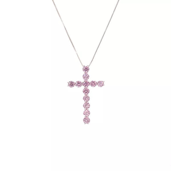 Crystal Cross Necklace