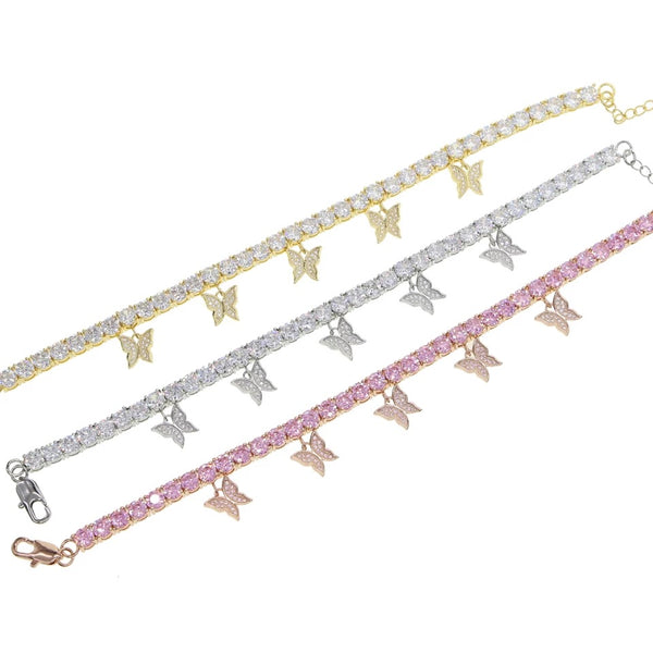 Butterfly Tennis Anklet