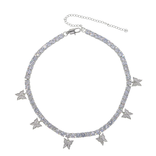 Butterfly Galore Necklace | Silver