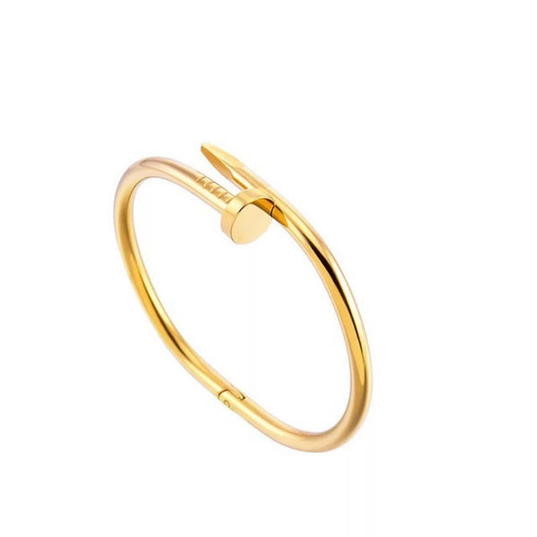 Gold Nail Bangle