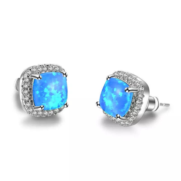 Classic Princess Studs | Blue