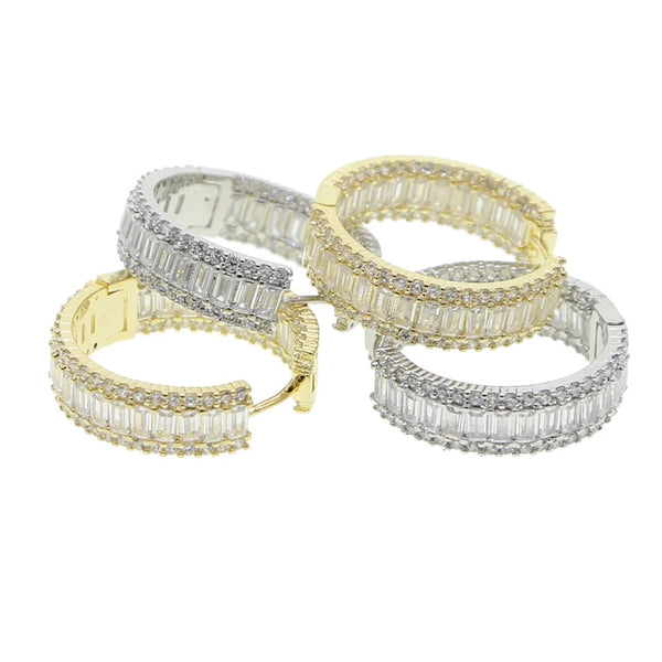 Zoe Crystal Hoops